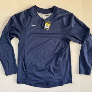 Nike Baseball Men's Deep Blue long sleeve Windbreaker Windshirt warmup
